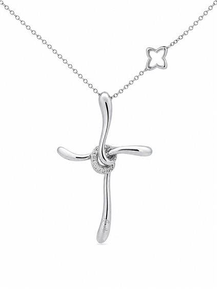 Necklace Recarlo Woman in Gold Diamante 0.08 Ct XD 995/B - XD 995/B